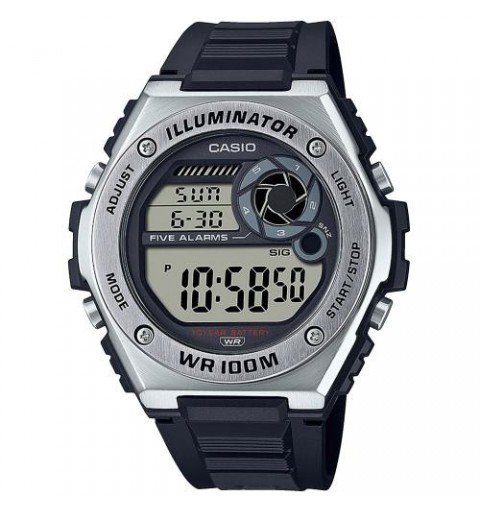 Casio MWD-100H-1AVEF montre Montre bracelet Mâle Quartz Argent