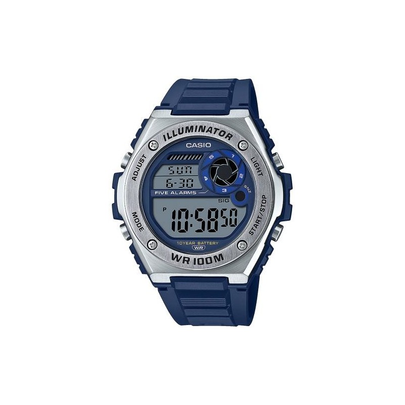 Casio MWD-100H-2AVEF orologio Orologio da polso Maschio Quarzo Argento