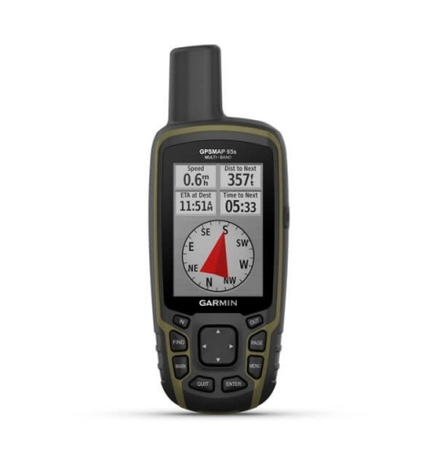 Garmin GPSMAP 65s tracker GPS Personnel 16 Go Noir