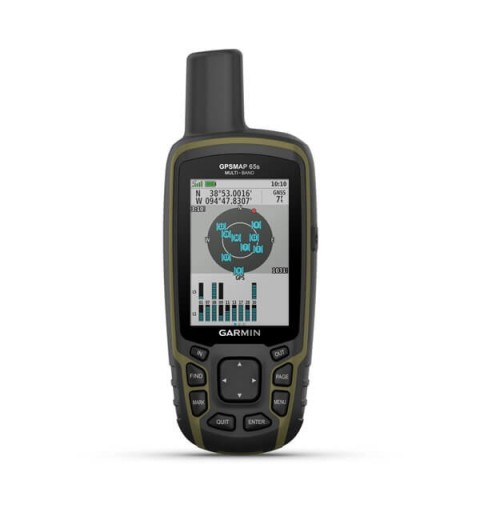 Garmin GPSMAP 65s localizzatore GPS Personale 16 GB Nero