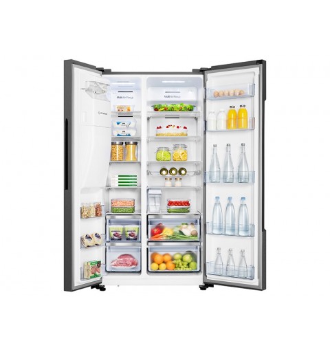 Hisense RS694N4TF2 side-by-side refrigerator Freestanding 562 L F Black