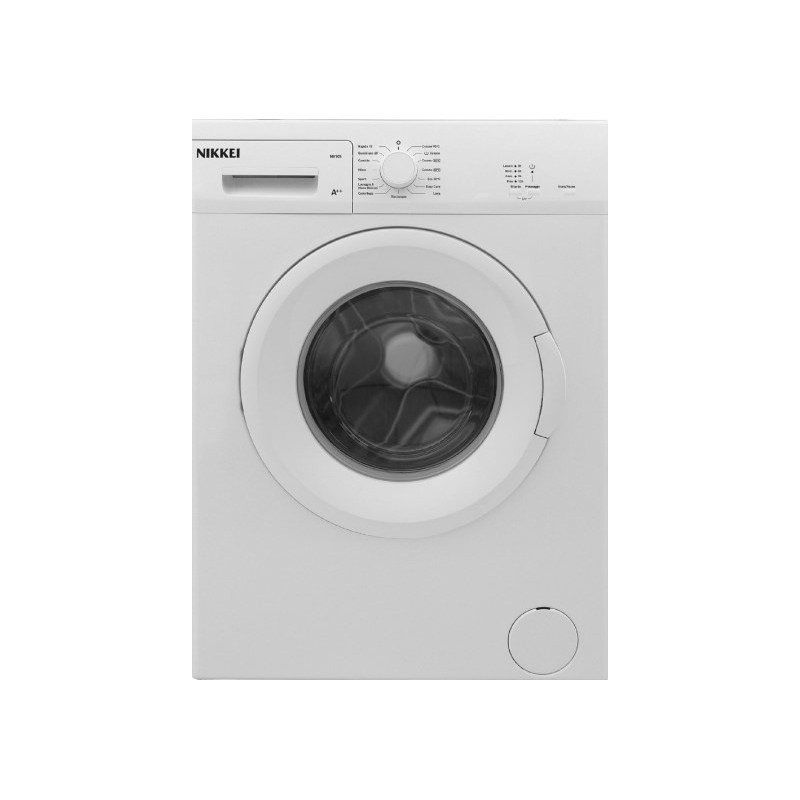 Nikkei Italia VN105 lavatrice Caricamento frontale 5 kg 1000 Giri min Bianco
