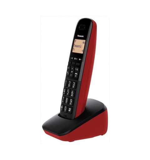 Panasonic KX-TGB610JTR telefono Telefono analogico DECT Identificatore di chiamata Nero, Rosso