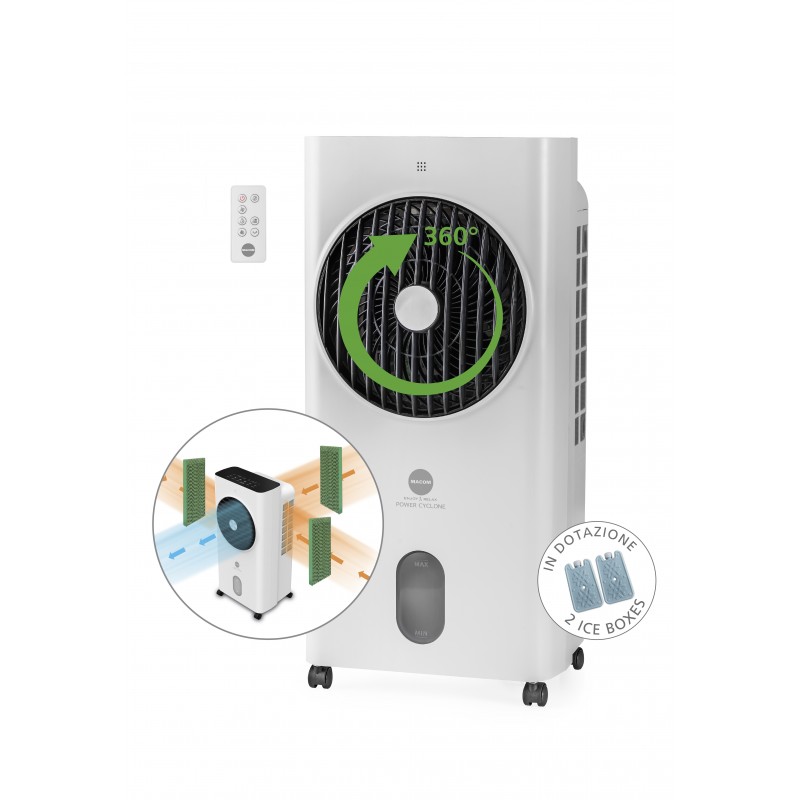 Macom Enjoy & Relax 987 Power Cyclone Refroidisseur d'air évaporatif portable