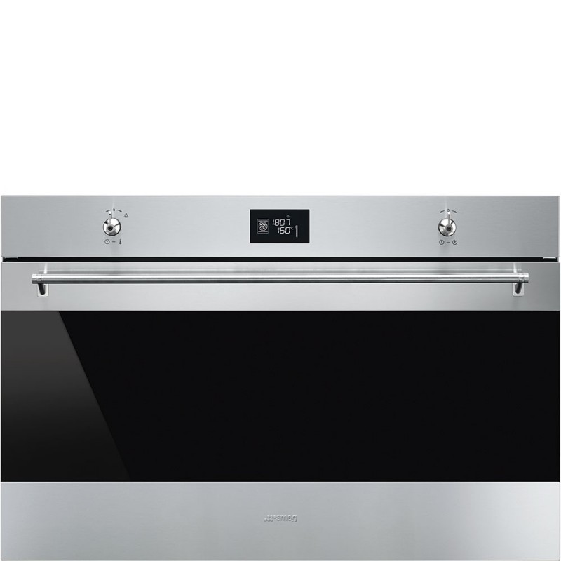 Smeg SF9390X1 oven 115 L A+ Black, Stainless steel