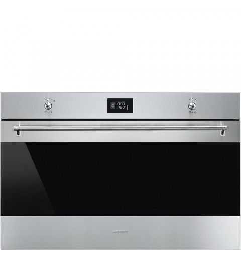 Smeg SF9390X1 oven 115 L A+ Black, Stainless steel