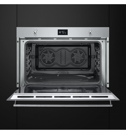 Smeg SF9390X1 forno 115 L A+ Nero, Acciaio inossidabile