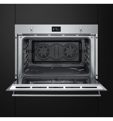 Smeg SF9390X1 oven 115 L A+ Black, Stainless steel