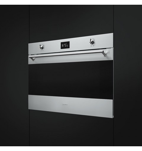 Smeg SF9390X1 oven 115 L A+ Black, Stainless steel