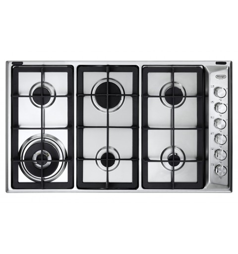 De’Longhi PLI 69 GHD hobs Acero inoxidable Integrado 86 cm Encimera de gas 6 zona(s)