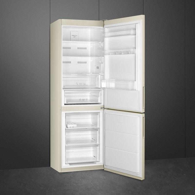 Smeg FC18EN1M réfrigérateur-congélateur Autoportante 324 L E Beige