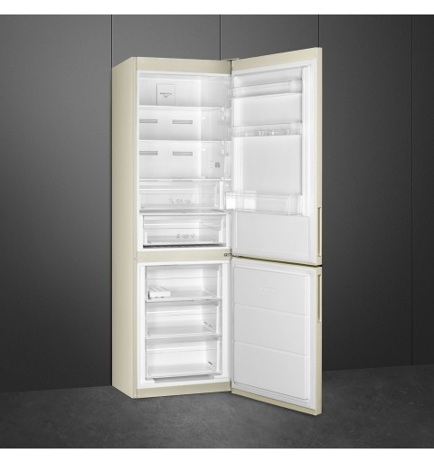 Smeg FC18EN1M réfrigérateur-congélateur Autoportante 324 L E Beige