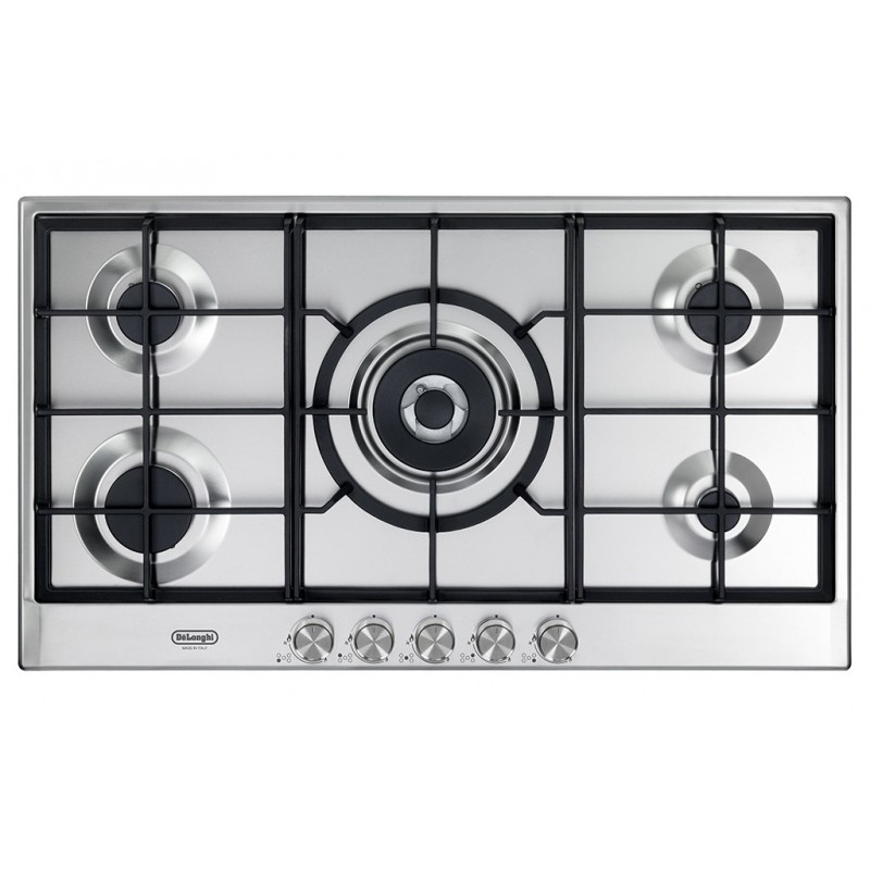 De’Longhi NSL 590 X hob Stainless steel Built-in 90 cm Gas 5 zone(s)