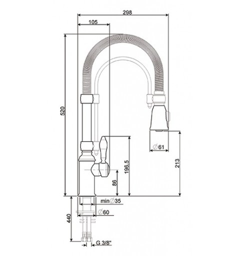 Smeg MIDR7RA-2 Wasserhahn Kupfer