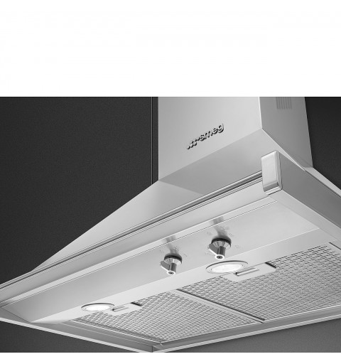 Smeg KD70XE cooker hood Wall-mounted Stainless steel 820 m³ h B