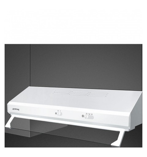 Smeg KSEC61BE2 cooker hood Built-under White 285 m³ h D