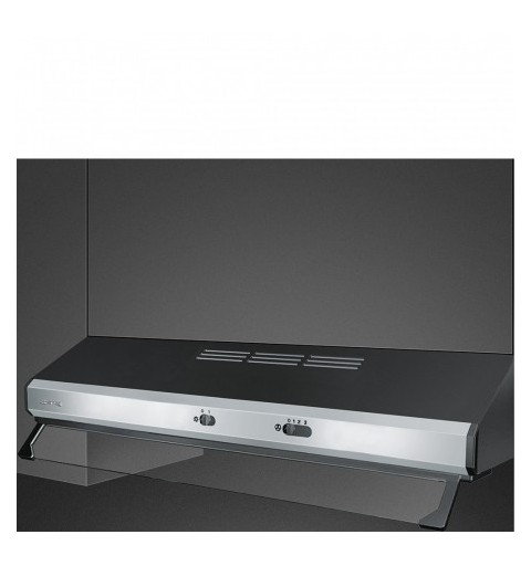 Smeg KSEC81XE2 cooker hood Built-under Stainless steel 285 m³ h D