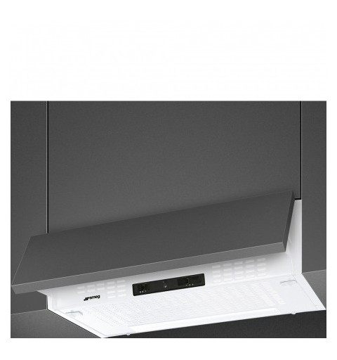 Smeg KSEIR62BE2 cooker hood Built-in White 225 m³ h D