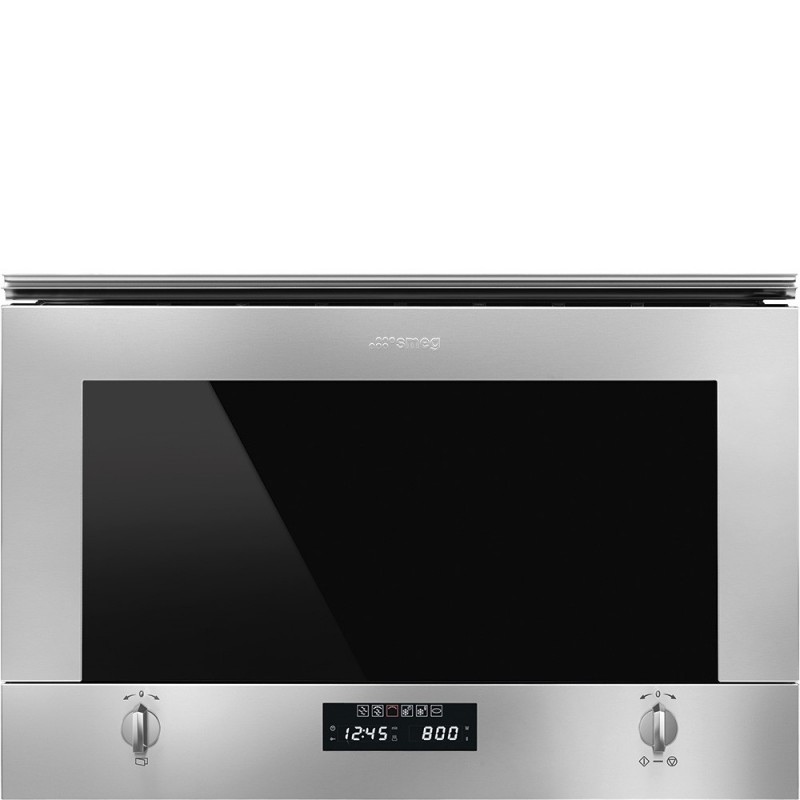 Smeg MP422X1 micro-onde Intégré (placement) Micro-ondes grill 23 L 850 W Acier satin