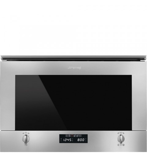 Smeg MP422X1 forno a microonde Da incasso Microonde con grill 23 L 850 W Acciaio satinato