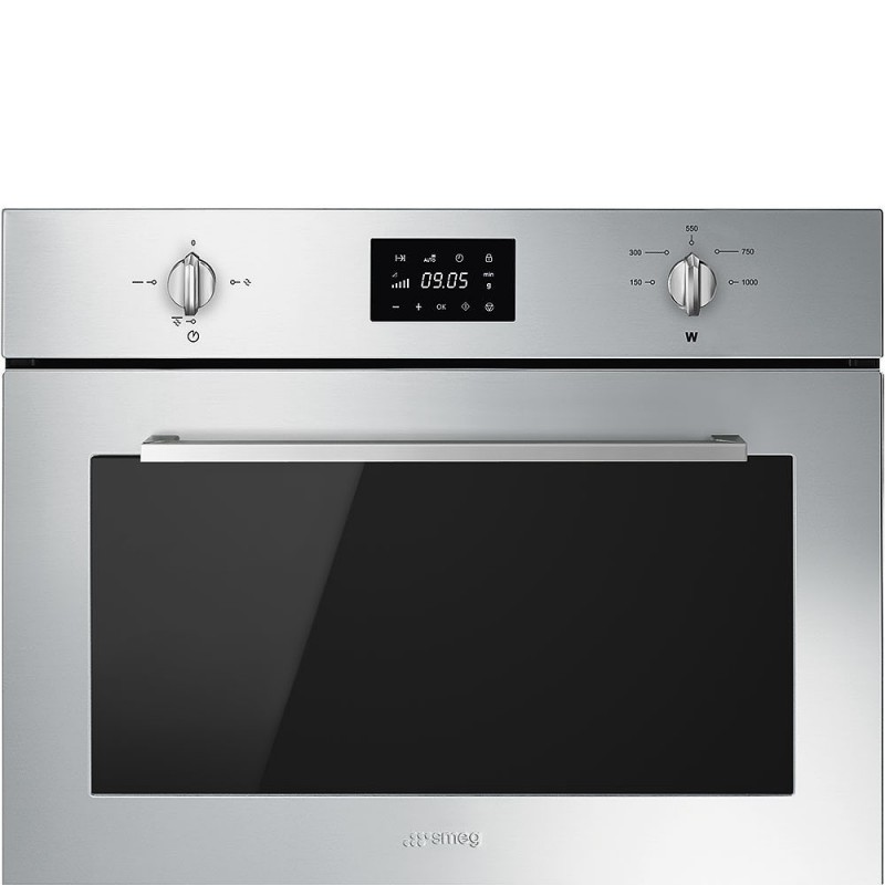 Smeg SF4400MX microondas Integrado Microondas con grill 32 L 1000 W Acero inoxidable