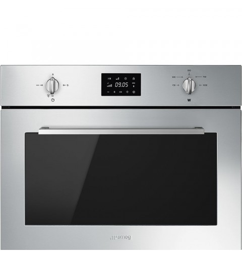Smeg SF4400MX microondas Integrado Microondas con grill 32 L 1000 W Acero inoxidable