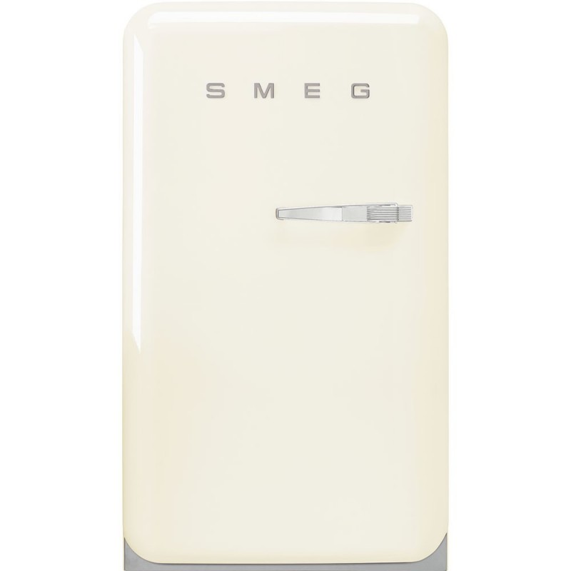 Smeg 55cm Fridge with Icebox, Left Hand Hinge, Cream FAB10LCR5