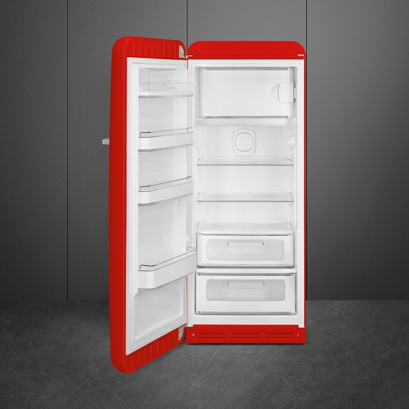 Smeg FAB28LRD5 nevera combi Independiente 270 L D Rojo