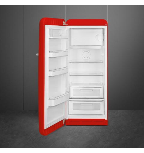 Smeg FAB28LRD5 Kühlschrank mit Gefrierfach Freistehend 270 l D Rot