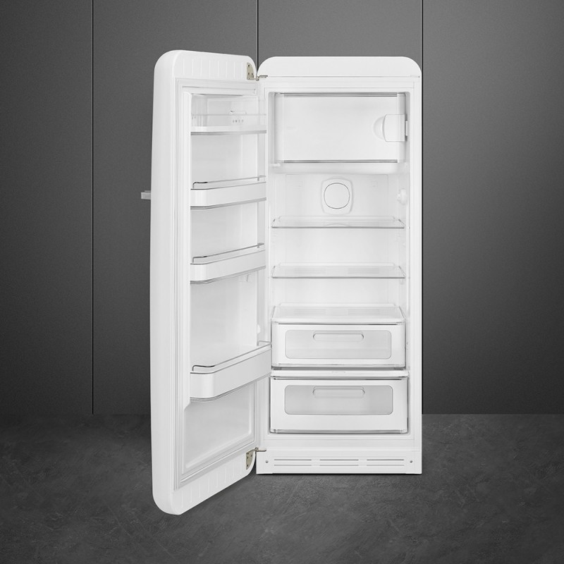 Smeg FAB28LWH5 Kühlschrank mit Gefrierfach Freistehend 270 l D Weiß
