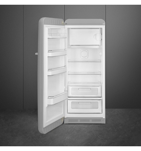 Smeg FAB28LSV5 Kühlschrank mit Gefrierfach Freistehend 270 l D Silber