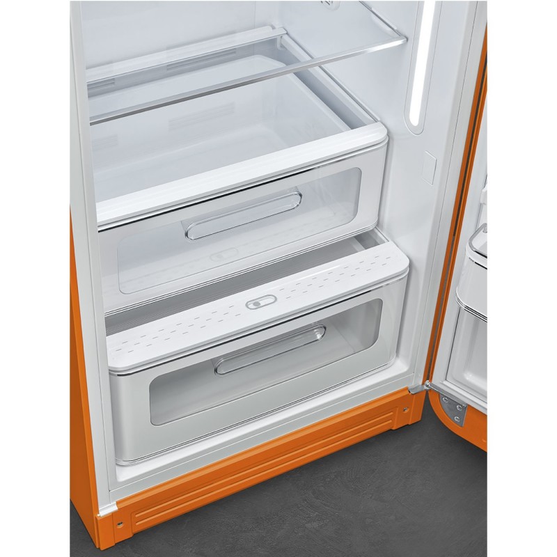Smeg FAB28ROR5 Kühlschrank mit Gefrierfach Freistehend 270 l D Orange
