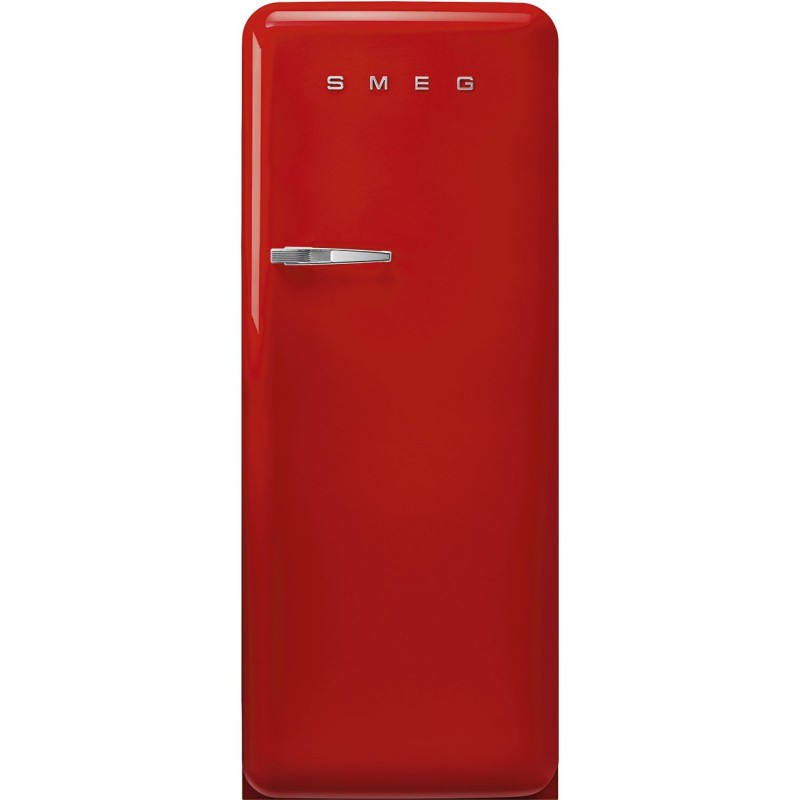 Smeg 60cm 50s Style Right Hand Hinge Fridge with Icebox Red FAB28RRD5