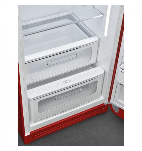 Smeg FAB28RRD5 Kühlschrank mit Gefrierfach Freistehend 270 l D Rot