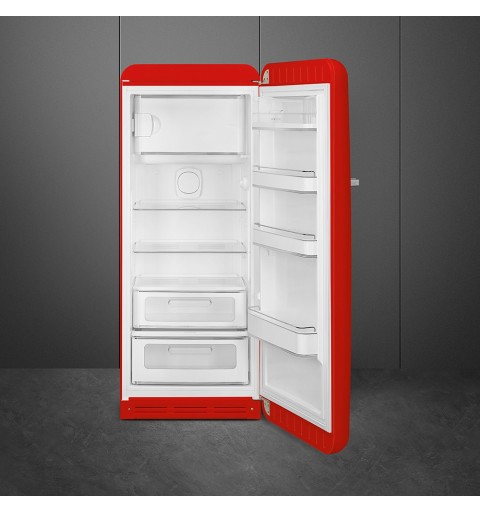 Smeg FAB28RRD5 Kühlschrank mit Gefrierfach Freistehend 270 l D Rot