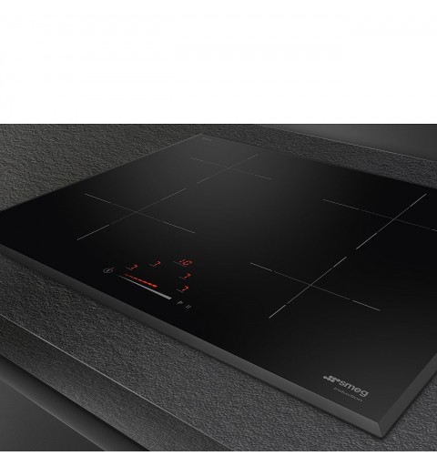 Smeg Universal SI4642B hob Black Built-in 60 cm Zone induction hob 4 zone(s)