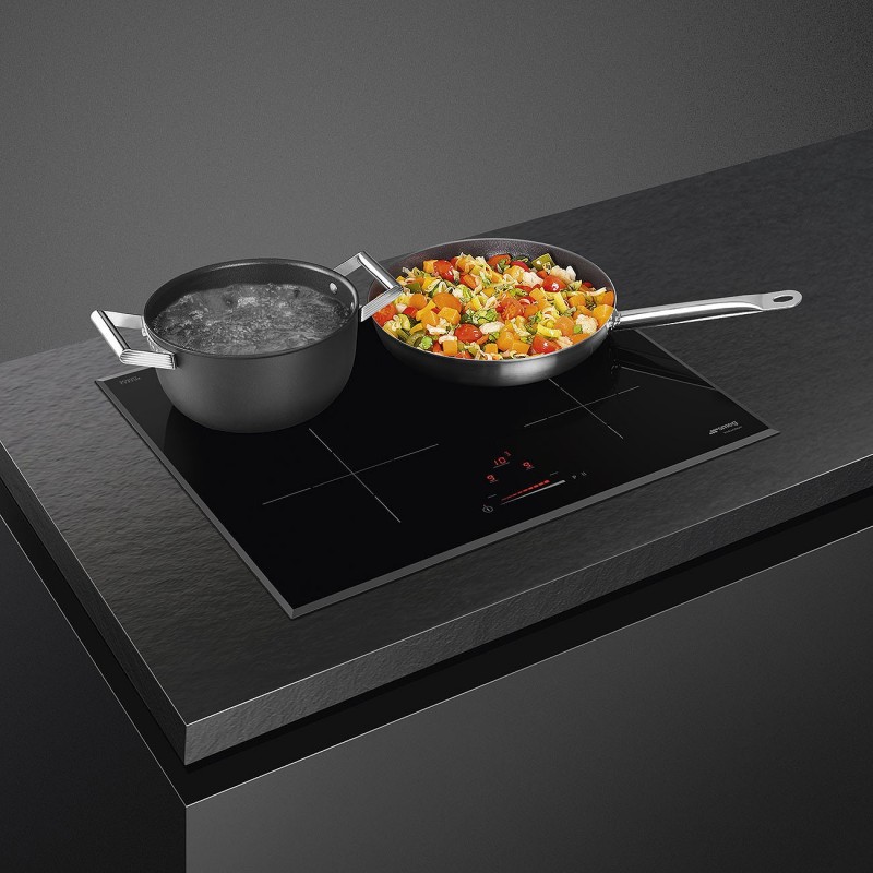 Smeg Universal SI4642B hob Black Built-in 60 cm Zone induction hob 4 zone(s)