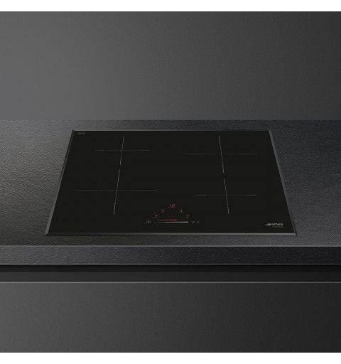 Smeg Universal SI4642B hob Black Built-in 60 cm Zone induction hob 4 zone(s)