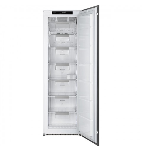 Smeg S8F174NF congelatore Verticale Da incasso 204 L F Bianco