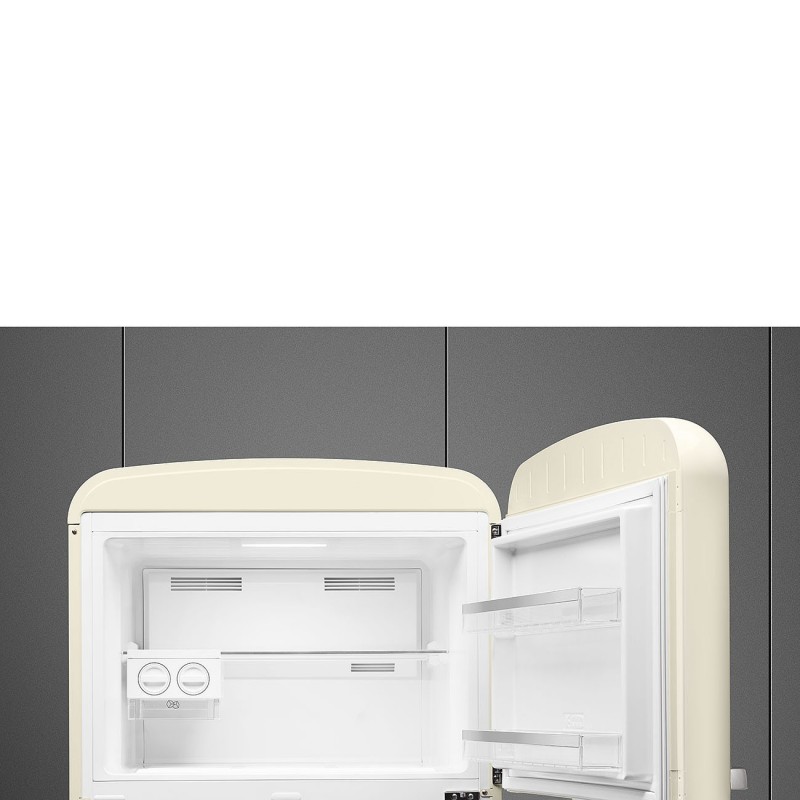 Smeg FAB50RCR5 réfrigérateur-congélateur Autoportante 523,9 L E Crème