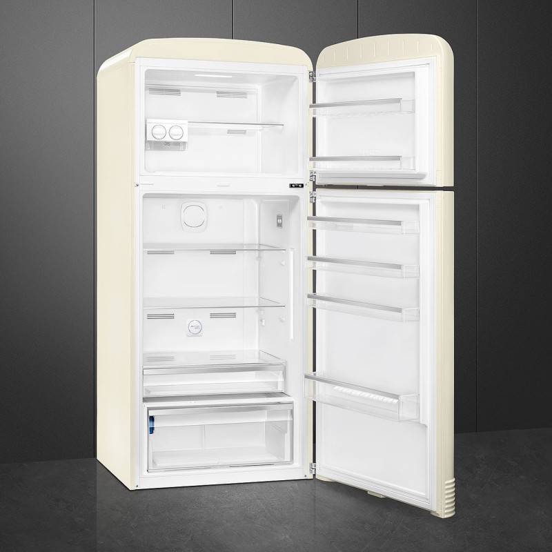 Smeg FAB50RCR5 réfrigérateur-congélateur Autoportante 523,9 L E Crème