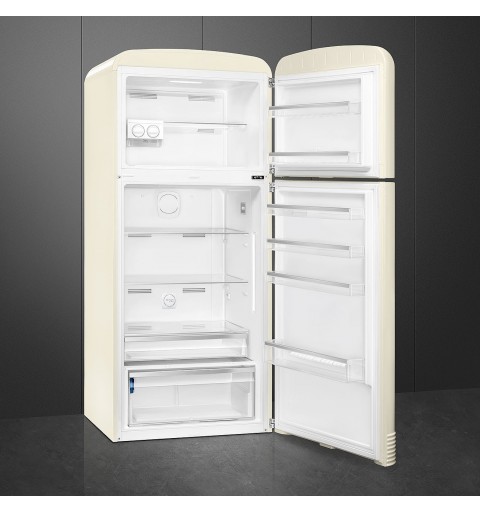 Smeg FAB50RCR5 réfrigérateur-congélateur Autoportante 523,9 L E Crème