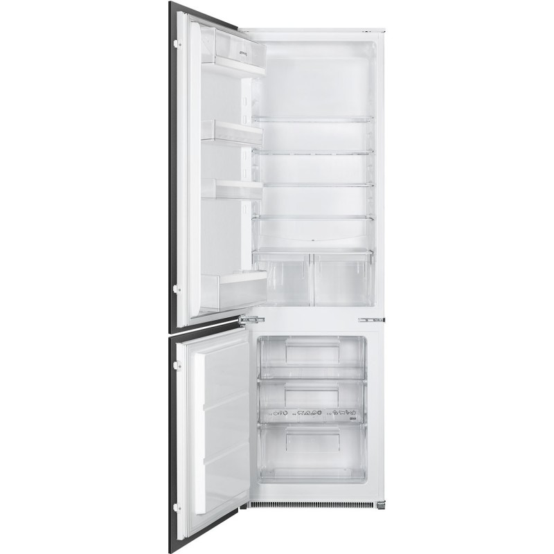 Smeg C4172FL réfrigérateur-congélateur Intégré (placement) 268 L F Blanc