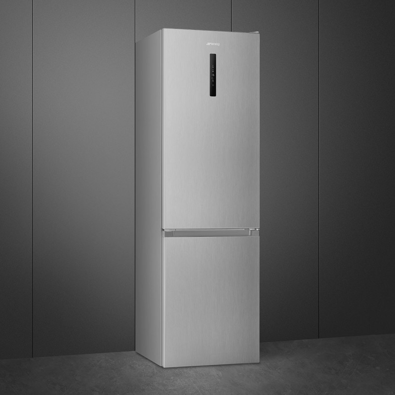 Smeg FC18XDNE fridge-freezer Freestanding 300 L E Stainless steel