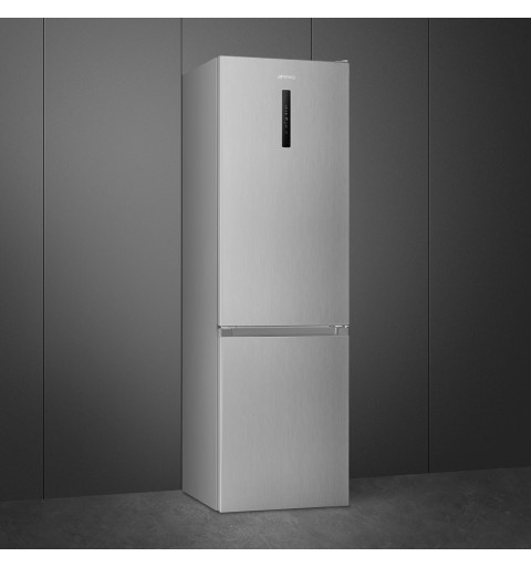 Smeg FC18XDNE frigorifero con congelatore Libera installazione 300 L E Acciaio inossidabile