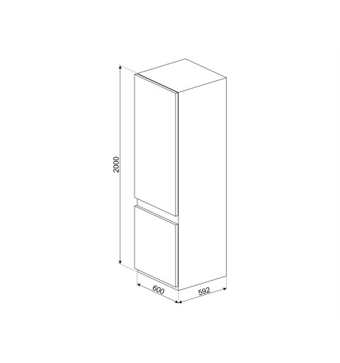 Smeg FC20XDNE frigorifero con congelatore Libera installazione 331 L E Acciaio inossidabile