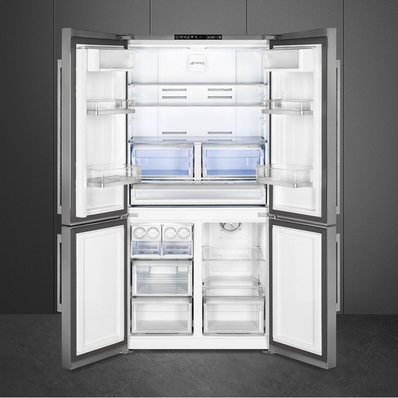 Smeg FQ60XF frigo américain Autoportante 572 L F Acier inoxydable