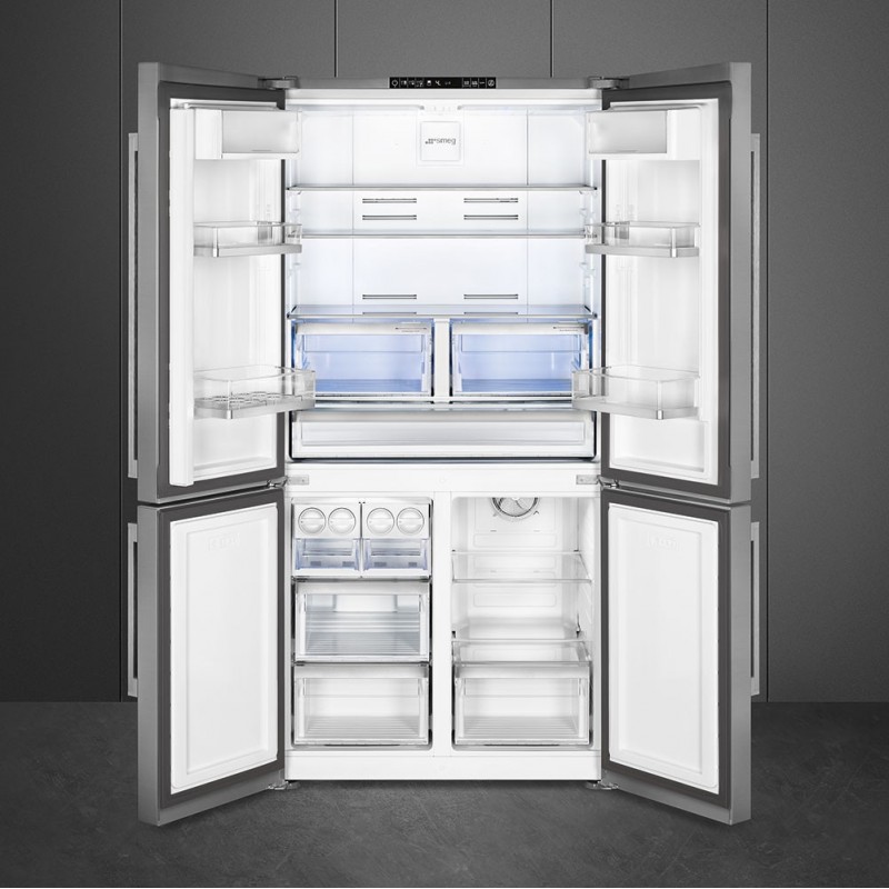 Smeg FQ60XF frigorifero side-by-side Libera installazione 572 L F Acciaio inossidabile