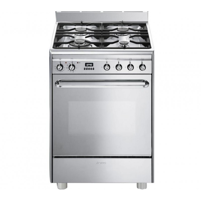 Smeg CP60X9 cooker Freestanding cooker Gas Stainless steel A