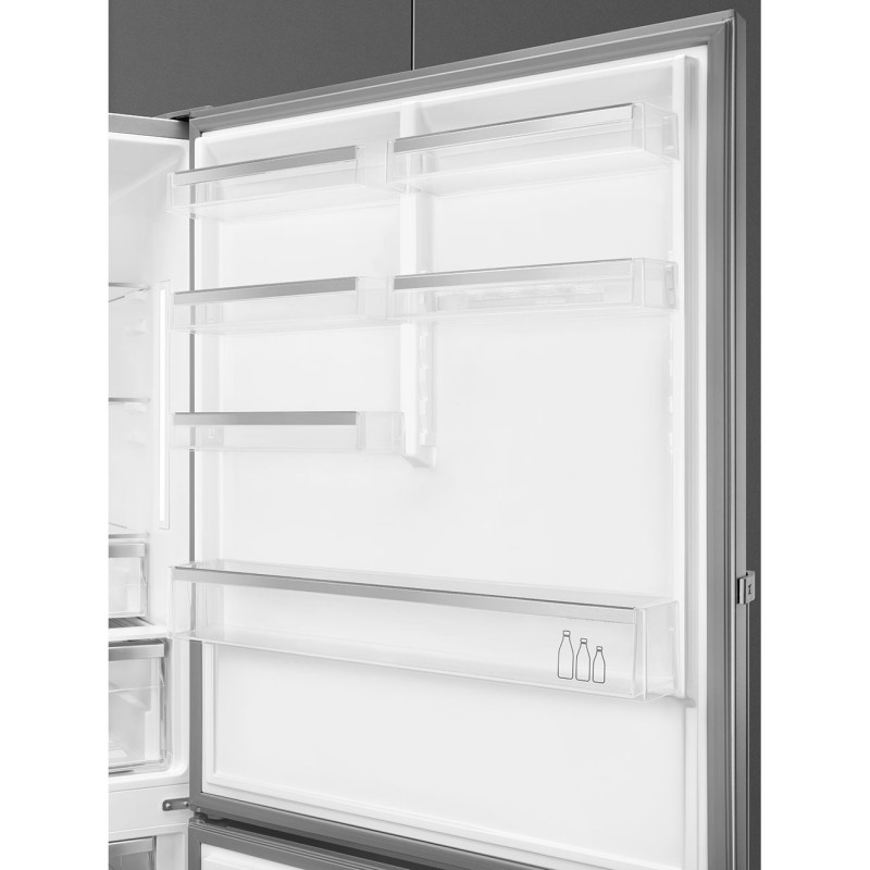 Smeg FC84EN4HX Kühl- und Gefrierkombination Freistehend 564 l E Edelstahl